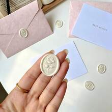 5套霧藍色紋理信封與賀卡套組，婚禮邀請函；萊姆綠節日賀卡、邀請函；復古粉色祝福訊息卡、手寫信、情書信封套組；奶油白信封文具套組，浪漫手寫邀請信 - 暈染 - 查看 8