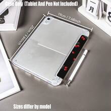 Y-Fold High Transparency Acrylic Tablet Protective Case With Pen Slot. Y-Fold High Transparency Acrylic Model. Y-Fold High Transparency Acrylic Protective Case. Tablet Protective Case Features: Y-Shaped Tri-Fold Stand Design, Smart Sleep/Wake, Full Coverage Protection, Skin-Friendly Frame Material, Airbag Anti-Drop Frame, Multi-Angle Stand, Transparent Acrylic Back Panel, Built-In Pen Slot, Lightweight And Portable. - Multicolor - View 9