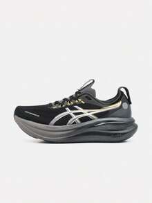Asics Men's GEL-NIMBUS 28 GLITTER Running Shoes Low-Top 1011C343-001 - Dark Grey - View 1