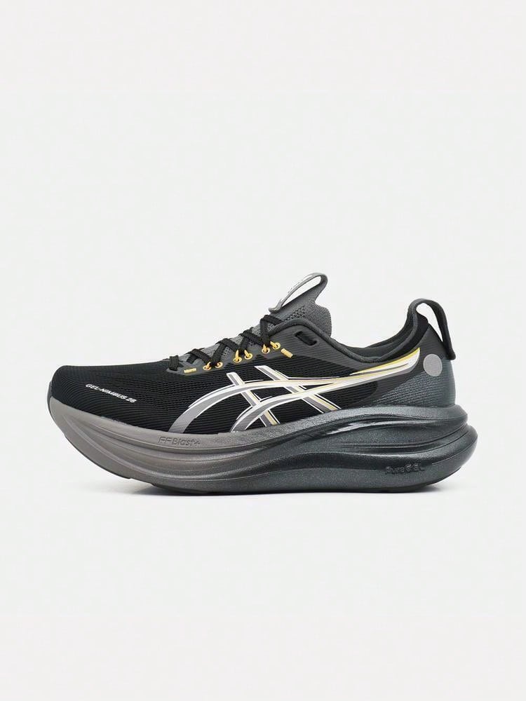 Asics Men's GEL-NIMBUS 28 GLITTER Running Shoes Low-Top 1011C343-001 - Dark Grey - View 1