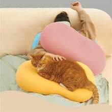 Almohada para Gato con Protección para el Cuello, Espuma Viscoelástica de Rebote Lento, No se Colapsa, Regalo (Azul Cielo) - 1 - Ver 3