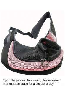 Breathable Dog Carrier Bag, Portable Travel Pet Shoulder Bag, Suitable For Small To Medium Pets, Also For Cats - Multicolor - View 10