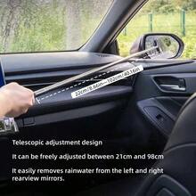 AD Limpiaparabrisas retráctil para espejo retrovisor de coche, limpiaparabrisas retráctil ajustable multifunción, limpiaparabrisas para espejo retrovisor del parabrisas delantero - Limpiaparabrisas para espejos retrovisores - Ver 3