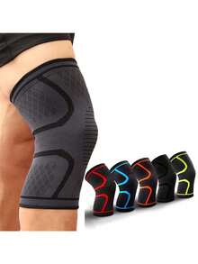 1pc Anti-Slip Knee Pad, Lightweight Comfortable Knee Support Sleeve For Outdoor Fitness, Badminton, Running, Cycling, Basketball - Knee Brace - View 7