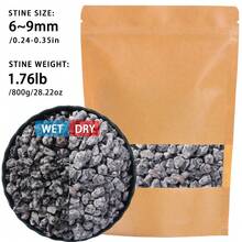 200/800g 水族裝飾底砂礫石 3mm-9mm 魚缸濾材石，適用於水族箱、魚缸、烏龜缸、雨林缸底砂鋪石，亦可用於花盆、花瓶裝飾鵝卵石 - 彩色 - 查看 37
