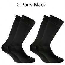 CT TAPESOCKS 2 Pairs Cycling Socks Men Mesh Breathable High Quality Professional Competition Brand Sport Running Socks Road Bicycle Socks - Multicolor - View 9