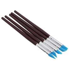 4pcs Soft Silicone Clay Sculpting Tools DIY Pottery Shaping Tools - Multicolor - View 7