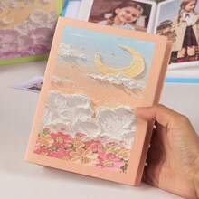 1件 3D花卉壓花 6英吋插頁相簿，嬰兒必需品，新生兒必需品，育兒室裝飾 - 彩色 - 查看 9