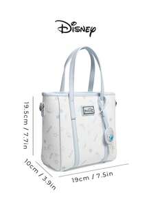 Disney 迪士尼獨家 IP 時尚手提包，小托特包，百搭且精緻，可斜背，適合作為禮物 - 淺藍色 - 查看 8