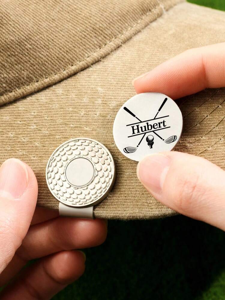 1pc Customizable Photo & Text Golf Ball Marker, Personalized Photo Golf Hat Clip, Custom Image Golf Accessory, Golf Gift For Men, Golf Enthusiast Gift, Best Father's Day Gift, Birthday Gift For Dad, Grandpa, Boyfriend, Husband - Multicolor 4 - View 6