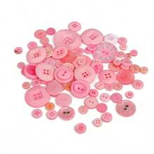 10pcs Resin Large, Medium, And Small Mixed Color Buttons Suitable For DIY Handmade Button Painting, Button Flower Material Pack, Shirt, Shoes, Hats, Apparel, Round Hand-Sewn Buttons, Decorative Buttons, Handmade Sewing Accessories, DIY Crafts, Sewing - Multicolor - View 4