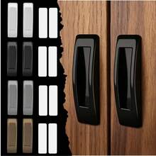 2pcs Self-Adhesive Door Handle, Drill-Free Cabinet Drawer Pull, Adhesive Window Glass Sliding Door Knob, Furniture Hardware Accessory For Home Kitchen Wardrobe - New Pull-out - View 1