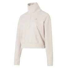 adidas HALF ZIP SWEATSHIRT Longgar Anti-statis Olahraga Kasual Pullover Lengan Panjang untuk Wanita - Baby Pink - View 9