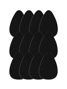 4/8/12pcs Plus Size Teardrop Shaped Nipple Covers, Adhesive Fabric Breast Lift Tape, Strapless Bra For B-E Cup Large Bust - Multicolor - View 21