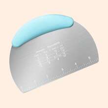 Stainless Steel Dough Cutter, Silver Dough Scraper, Suitable For Baking, Stainless Steel Dough Scraper - Multi-Functional Baking Tool, Suitable For Pastries, Bread, Etc. - Holiday Food Kitchen Gadget - Multicolor - View 12