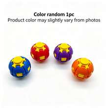 1pc Reative Press-To-Start Rotating Fidget Ball, Smooth Spinning Brings Fun And Relieve Stress. Compact Pocket Design, Great Sensory Decompression Toy To Kill Boredom. Color Will Be Shipped Randomly. - Multicolor - View 7