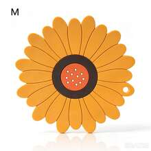 Sunflower Heat Resistant Placemat,Silicone Anti-Hot Bowl Pad Mat,Coaster For Home Kitchen Use - Multicolor - View 10