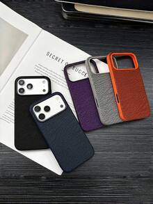 CteGlodrix 2026 New Tree Bark Texture Phone Case Compatible With Iphone 17 16 15 14 13 12 11 Pro Max Plus Shockproof Soft TPU Bumper Anti-Slip Protective Phone Cover - Blue - View 6