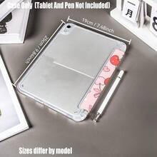 Y-Fold High Transparency Acrylic Tablet Protective Case With Pen Slot. Y-Fold High Transparency Acrylic Model. Y-Fold High Transparency Acrylic Protective Case. Tablet Protective Case Features: Y-Shaped Tri-Fold Stand Design, Smart Sleep/Wake, Full Coverage Protection, Skin-Friendly Frame Material, Air Cushion Anti-Drop Frame, Multi-Angle Stand, Transparent Acrylic Back Panel, Built-In Pen Slot, Lightweight And Portable. - Multicolor - View 9