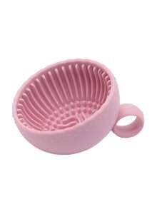 Aesthetic Makeup Brush Cleaning Bowl To Prevent Splash Mess Washable Makeup Brush Cleaning Pad For Skincare Enthusiasts Space Saving Perfect For Vanity Table Other Cleaning Tools Makeup Brush Cleaning Tools Personal Care Cleaning Tools - One Size Fits All - View 12