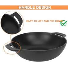 7425 Sistema de barbacoa gourmet Wok para parrilla de cocina  Gourmet, hierro fundido, negro, resistente, compatible con  Spirit II 200/300, Genesis II E-310, Summit, y más - Negro - Ver 5