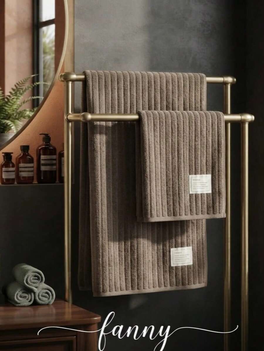 Bath Towel Sets - Camel - View 1