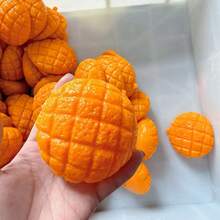 Realistic Crunchy Pineapple Bun Building Block Handmade DIY Stress Relief Squeeze Toy Squishy - Multicolor - View 6