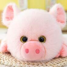 1pc 30cm/11.81in Cute Pig Plush Doll, Creative Cute Plush Pillow, Soft Heart-Shaped Cushion, Birthday, Valentine's Day Gift, Holiday Party Home Decor, Christmas Party Small Gift - Multicolor - View 3