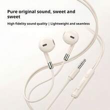 Earphone Berkabel, Headphone Gaya Jalanan, Dengan Mikrofon untuk Panggilan, Cocok untuk Olahraga, Lompat Tali, Latihan, Teman Perjalanan, Pilihan Utama untuk Hadiah, Hadiah Premium - View 11