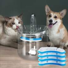 Set Filter Pengganti Air Mancur Minum Kucing 4pcs/8pcs/16pcs/24pcs - Kompatibel dengan Air Mancur Minum Hewan Peliharaan WF050 WF060 WF100, Menyediakan Air Minum Bersih - Desain Sederhana, Mudah Dipasang - Tidak Membutuhkan Baterai - beraneka warna - View 6