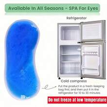6pcs Ice Gel Packs, Ice Gel Bags, Ice Pads, Ice Patches, Ice Cushions, Ice Gel, Suitable For Sleep, Ice Bags, Sleep Aid Tools, Sleep, Unique, Gel Ice Bags, Light-Blocking And Pressure-Free Comfort - Multicolor - View 3