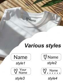 LICVIC Customized Name Stamp, Waterproof Personalized Clothing Stamp, Handwritten Signature Stamp, Clothing Stamp, Customizable, Personalized, Back To School, Laundry- Stamp - Style a - View 6