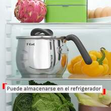 T-fal Lechero con tapa 16cm Opti-Space acero inoxidable apta para inducción mango antideslizante G7371795 - Ver 6