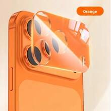 1 قطعة فيلم عدسة مطبوع بالحرير متعدد الألوان، متوافق مع Apple 17 Pro/17 Pro Max، واقي عدسة مطبوع بالحرير ثلاثي الأبعاد، وسادة حماية عدسة مقواة مقاومة للخدش والسقوط، فيلم واقي للعدسة، فيلم واقي عدسة كاميرا زجاج مقوى مضاد للانعكاس بألوان حقيقية، مع غطاء حماية خلفي، مادة زجاج مقوى، صلابة 9H، جودة صورة فائقة الوضوح، سهل التركيب، متوافق مع أغطية الهواتف، لا يؤثر على التصوير الليلي، متوفر باللون الفضي والأزرق والبرتقالي - متعدد الألوان - مشاهدة 12