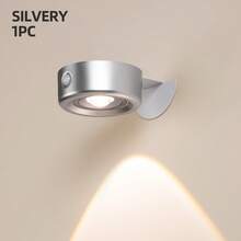 1/2pcs LED Wall Mounted Art Light, Battery Powered Wall Picture Light, Smart Magnetic Wireless Wall Lamp, Home Decor Wall Spotlight, Touch Dimmable, 3 Lighting Modes, Suitable For Framed Artwork And Portrait Lighting Display - Multicolor - View 17
