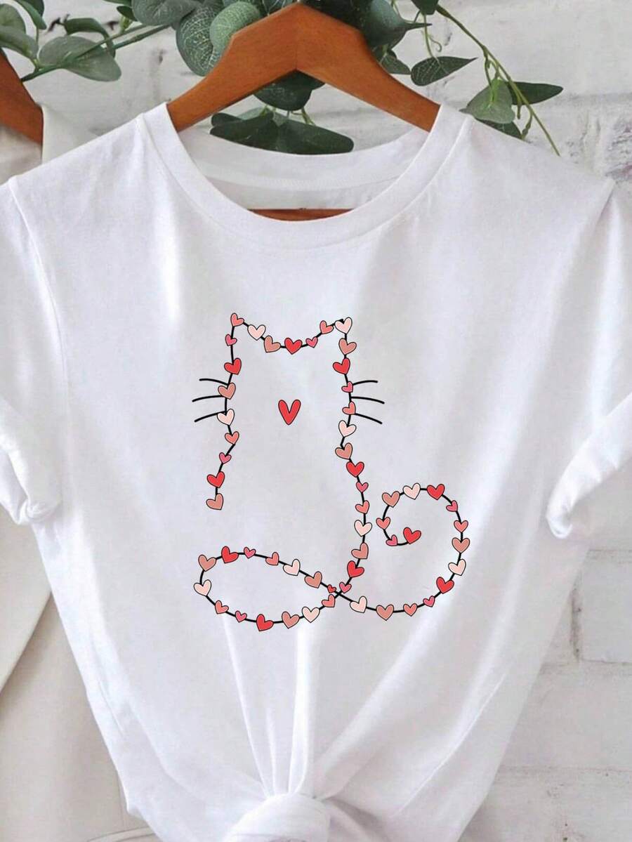 Women T-Shirts - 白色 - 查看 1