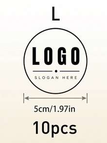 客製化圓形水晶貼紙，極簡個性化 Logo 標籤，適用於杯子、派對小禮物，可客製文字貼紙，生日與婚禮裝飾，萬聖節、感恩節與聖誕節可客製化禮物封印貼，個性化貼紙，客製貼紙 - 風格A - 查看 16
