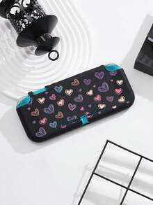 Cailai Colorful Graffiti Heart Print Switch 2 (2025)/Switch NS/Switch OLED Game Console Accessory Set, Game Console Protective Case/Storage Bag, TPU Soft Shell/Hard Shell Detachable Stand, Beautiful & Practical, Portable Stand, Travel Friendly, Anti-Drop, Anti-Scratch, Stain Resistant, Fashionable Romantic Gift - View 7