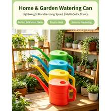 2L Garden Watering Can With A Long Spout; Leak-Proof, Thickened, And Drop-Resistant; Features A Detachable Sprinkler Head; Large Capacity; Suitable For Balcony And Vegetable Gardens. - 20 X 16 - View 6