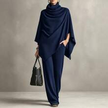 Women Two-Piece Outfits - Blue - View 10
