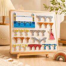 hoojojo 12pcs London Bridge Is Falling Down Felt Story Pieces, Nursery Rhyme Sing-Along Teaching Aid, Teacher Classroom Learning Stationery, Storytelling Activity Prop, Back To Study Supply - Multicolor - View 6