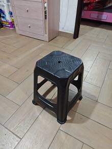 practico banco de plastico - Negro - Ver 3