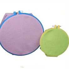 5pcs/Set Colorful Embroidery Hoops, Mixed Color Embroidery Rings, 4-10 Inch Round Plastic Embroidery Frames, Adjustable Tension, Suitable For DIY Crafts, Handmade Materials, Sewing Projects, Embroidery Accessories, Essential For Craft Enthusiasts - Multicolor - View 8