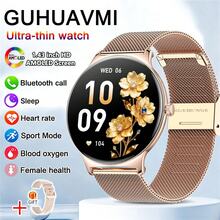 KENPANG Jam Tangan Pintar Ultra Tipis 7,9 mm untuk Wanita, Layar Sentuh Penuh AMOLED 1,43 inci, Monitor Detak Jantung & Tidur, Mode Multi-Olahraga, Melakukan/Menjawab Panggilan, Pelacak Kebugaran Wanita, Kontrol Musik, Cuaca, Angkat untuk Mengaktifkan Layar, Kamera Jarak Jauh, Kompatibel dengan iOS dan Android - View 15