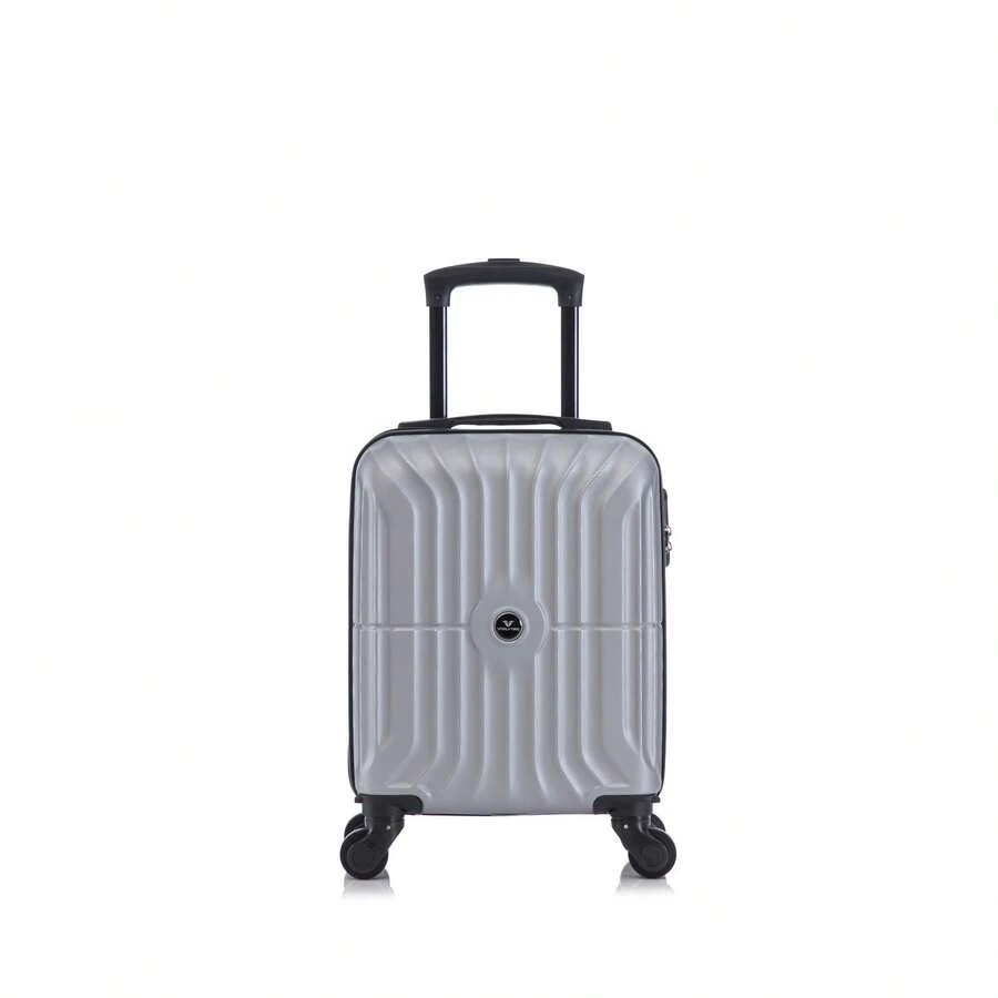 20" ABS Hardside Carry-On Spinner Luggage With TSA Lock, Travel Suitcase With Spinner Wheels And Retractable Handle For Cabin - Silver - View 1
