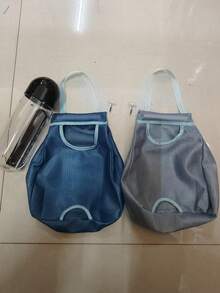 1件掛式廚房收納網袋,壁掛式收納架附口袋,適用於水果、蔬菜、薑與大蒜,適合戶外清洗與瀝乾農產品的居家必需配件 - 彩色 - 查看 8