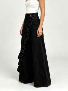 Women Jeans - Dark Wash - View 3