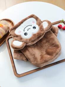 PETCIRCLE 1PC Pet Clothes Small Dog Puppy Cat Cute Soft Warm Windproof Plush Short Transformation Outfit - Obedient Monkey - Brown - View 10
