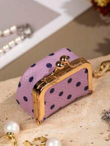 2026 New Jewelry Box Portable Mini Travel Earrings Earrings Ring Jewelry Box Jewelry - Purple - View 9