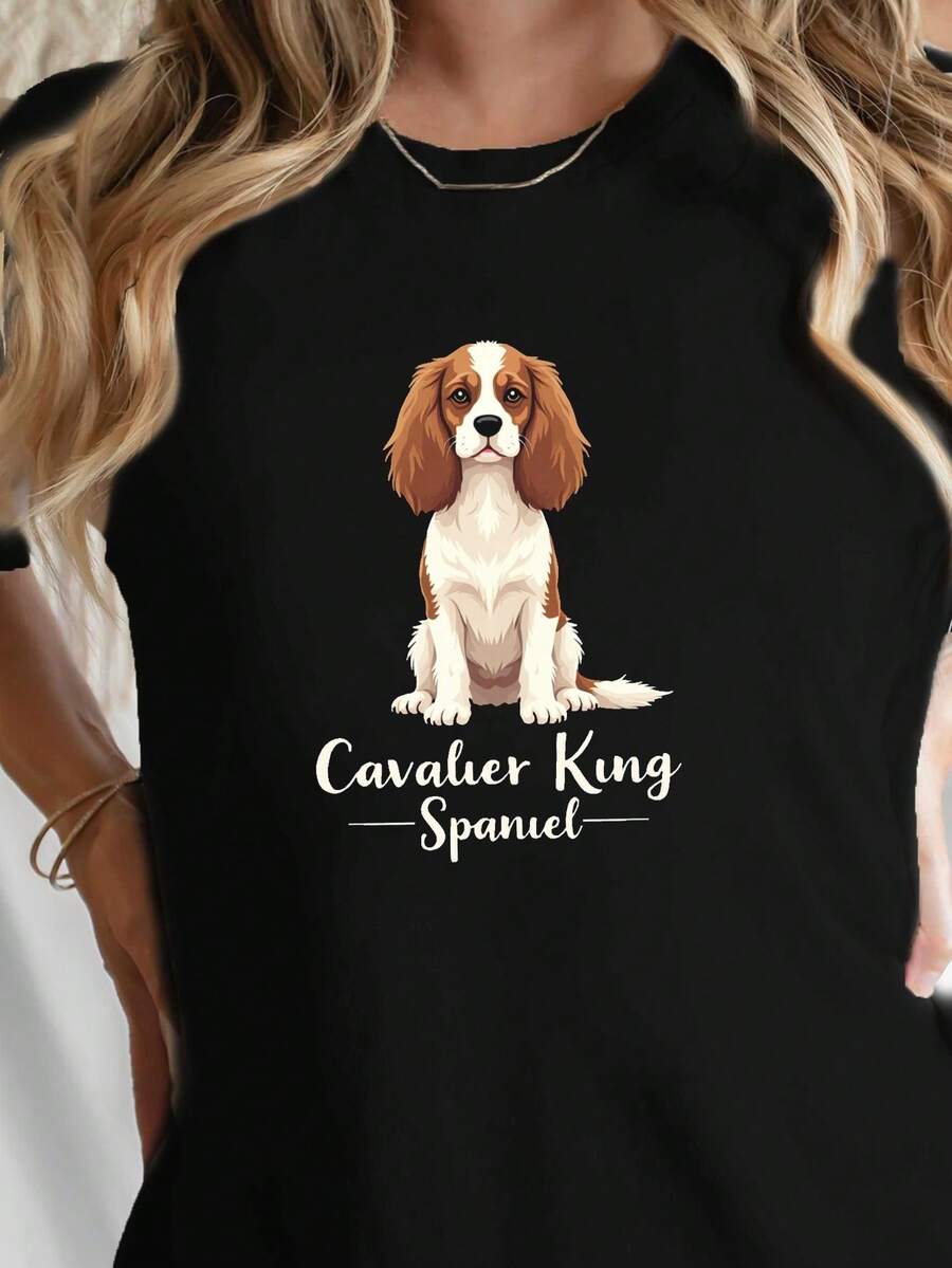 Women T-Shirts - 黑色 - 查看 1